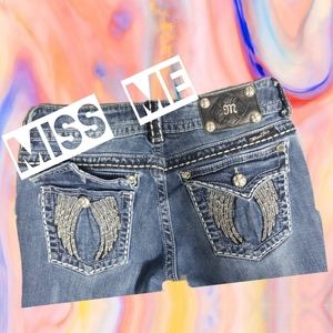 Miss Me Jeans Boot Thick Stitch JP5082-7 Embellish